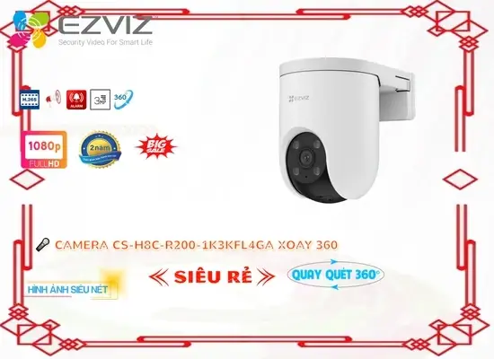 Lắp đặt camera tân phú CS-H8c-R200-1K3KFL4GA Camera Wifi Ezviz