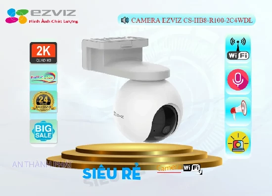 Lắp đặt camera tân phú Camera CS-HB8-R100-2C4WDL Wifi Ezviz ✴