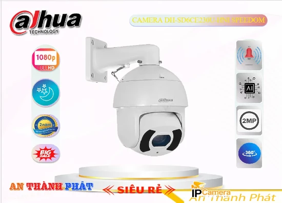 Lắp đặt camera tân phú DH-SD6CE230U-HNI Camera Chính Hãng Dahua