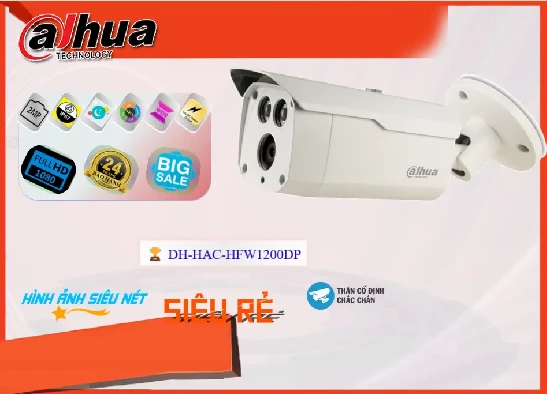 Lắp đặt camera tân phú DH-HAC-HFW1200DP camera Dahua