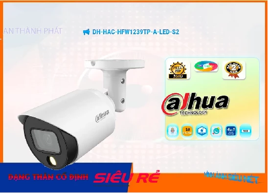 Lắp đặt camera tân phú DH-HAC-HFW1239TP-A-LED-S2 Camera Dahua ❂ 