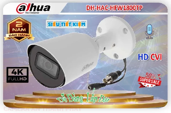Lắp đặt camera tân phú DH-HAC-HFW1800TP Dahua