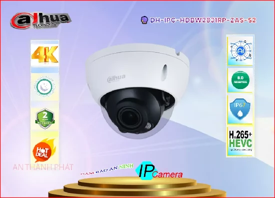 Lắp đặt camera tân phú Camera Dahua Thiết kế Đẹp DH-IPC-HDBW2831RP-ZAS-S2