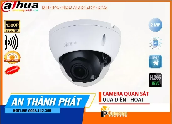 Lắp đặt camera tân phú DH-IPC-HDBW3241RP-ZAS Camera Dahua