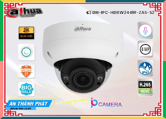Lắp đặt camera tân phú Camera DH-IPC-HDBW3441R-ZAS-S2 Dahua