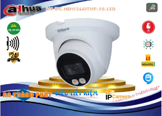 Lắp đặt camera tân phú DH-IPC-HDW3449TMP-AS-LED Camera Dahua Chức Năng Cao Cấp