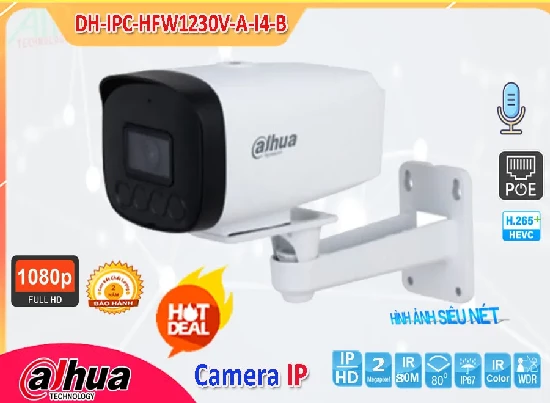 Lắp đặt camera tân phú Camera Dahua Giá rẻ DH-IPC-HFW1230V-A-I4-B