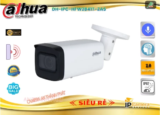 Lắp đặt camera tân phú Dahua DH-IPC-HFW2841T-ZAS Sắc Nét