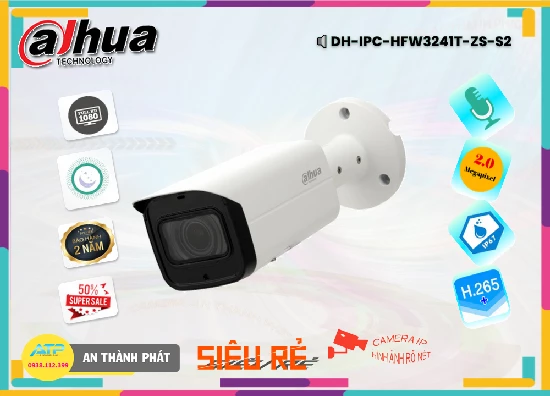 Camera Dahua DH-IPC-HFW3241T-ZS-S2,DH-IPC-HFW3241T-ZS-S2 Giá Khuyến Mãi, Ip POE Sắc Nét DH-IPC-HFW3241T-ZS-S2 Giá rẻ,DH-IPC-HFW3241T-ZS-S2 Công Nghệ Mới,Địa Chỉ Bán DH-IPC-HFW3241T-ZS-S2,DH IPC HFW3241T ZS S2,thông số DH-IPC-HFW3241T-ZS-S2,Chất Lượng DH-IPC-HFW3241T-ZS-S2,Giá DH-IPC-HFW3241T-ZS-S2,phân phối DH-IPC-HFW3241T-ZS-S2,DH-IPC-HFW3241T-ZS-S2 Chất Lượng,bán DH-IPC-HFW3241T-ZS-S2,DH-IPC-HFW3241T-ZS-S2 Giá Thấp Nhất,Giá Bán DH-IPC-HFW3241T-ZS-S2,DH-IPC-HFW3241T-ZS-S2Giá Rẻ nhất,DH-IPC-HFW3241T-ZS-S2 Bán Giá Rẻ