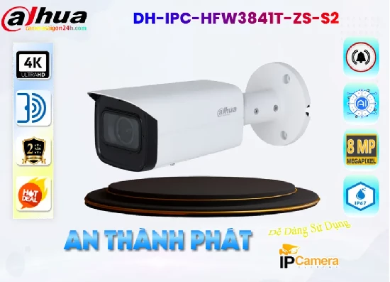 Lắp đặt camera tân phú Dahua DH-IPC-HFW3841T-ZS-S2 Sắc Nét