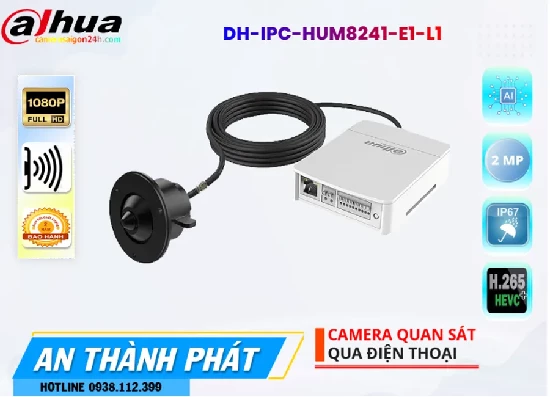 Lắp đặt camera tân phú DH-IPC-HUM8241-E1-L1 Camera Giám Sát Giá rẻ