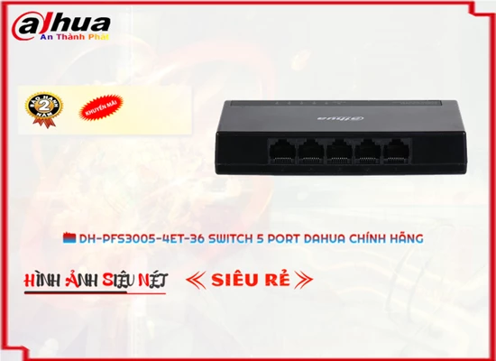 Lắp đặt camera tân phú  Switch chia mạng   Dahua DH-PFS3005-5GT-L