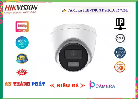 Lắp đặt camera tân phú Camera DS-2CD1327G2-L Hikvision