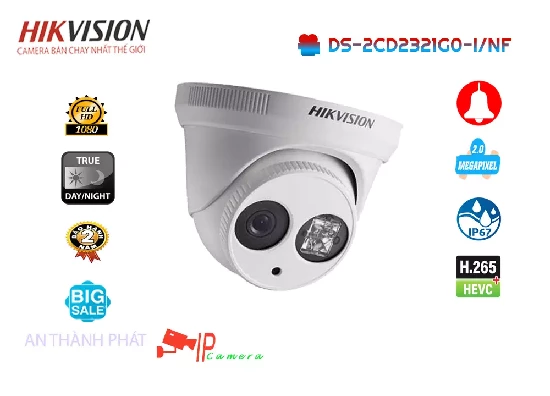 Lắp đặt camera tân phú ✪  Camera Hikvision DS-2CD2321G0-I/NF Tiết Kiệm