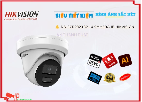 Lắp đặt camera tân phú DS-2CD2323G2-IU Camera Hikvision Giá rẻ