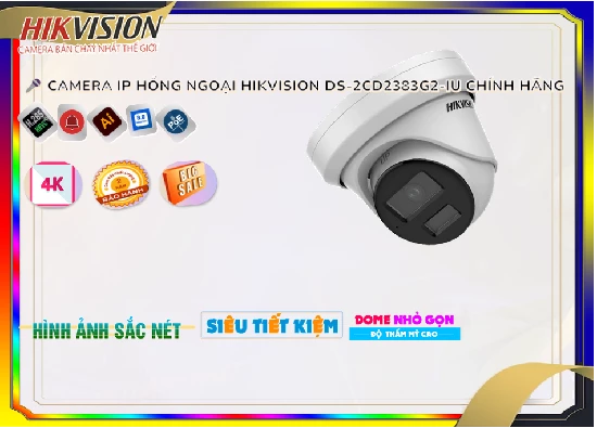 Lắp đặt camera tân phú Camera DS-2CD2383G2-IU Hikvision