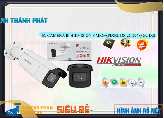 Lắp đặt camera tân phú Camera Hikvision DS-2CD2683G2-IZS Mẫu Đẹp