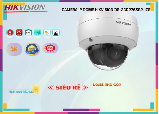 Lắp đặt camera tân phú ✓ DS-2CD2763G2-IZS Camera Chính Hãng Hikvision