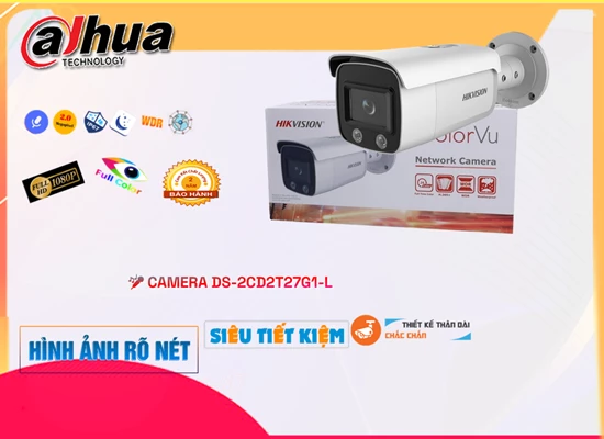 Lắp đặt camera tân phú Camera DS-2CD2T27G1-L Hikvision Với giá cạnh tranh