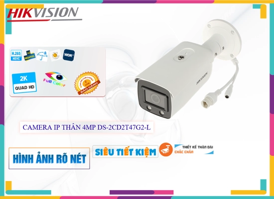 Lắp đặt camera tân phú Camera Giá Rẻ Hikvision DS-2CD2T47G2-L HD IP Giá tốt