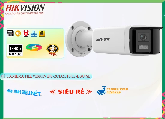 Lắp đặt camera tân phú DS-2CD2T47G2-LSU/SL Camera Hikvision
