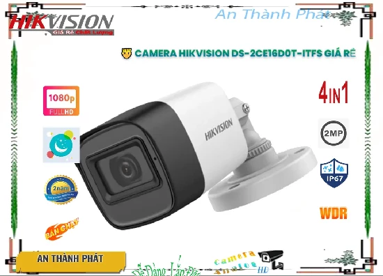 Lắp đặt camera tân phú Camera Hikvision DS-2CE16D0T-ITFS Tiết Kiệm