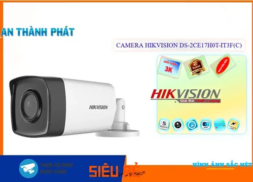 Lắp đặt camera tân phú DS-2CE17H0T-IT3F(C) Sắc Nét Hikvision