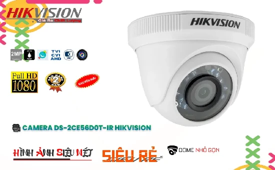 Lắp đặt camera tân phú DS-2CE56D0T-IR Camera Với giá cạnh tranh Hikvision