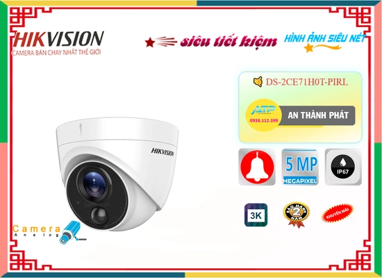 Lắp đặt camera tân phú Hikvision DS-2CE71H0T-PIRL Hình Ảnh Đẹp