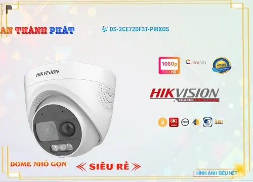 Lắp đặt camera tân phú DS-2CE72DF3T-PIRXOS Camera An Ninh Giá rẻ