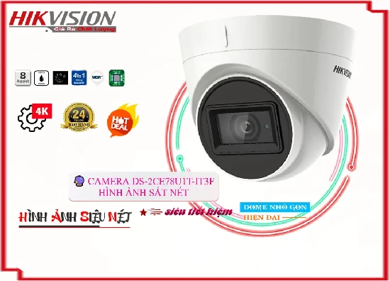 Lắp đặt camera tân phú Camera Hikvision DS-2CE78U1T-IT3F Mẫu Đẹp