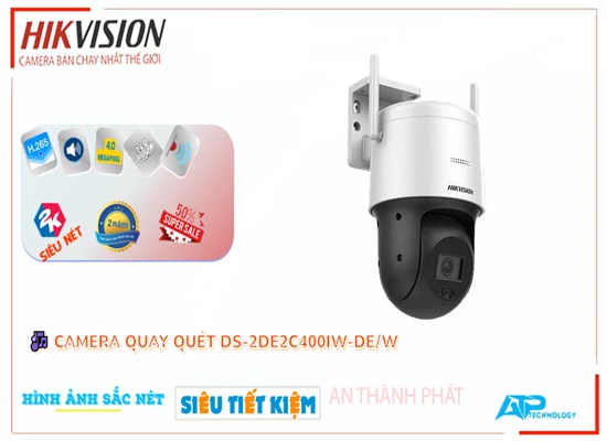 Lắp đặt camera tân phú ❂  Camera DS-2DE2C400IW-DE/W Giá rẻ