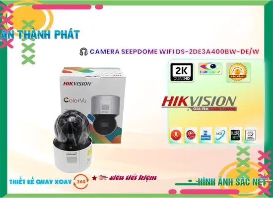 Lắp đặt camera tân phú Camera Công Nghệ IP DS-2DE3A400BW-DE/W Hikvision Chất Lượng