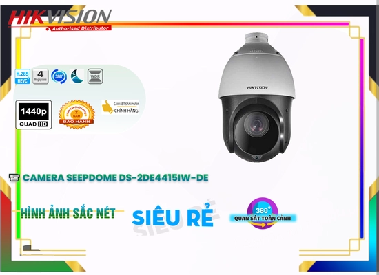 Lắp đặt camera tân phú DS-2DE4415IW-DE Camera Công Nghệ IP Chất Lượng Hikvision