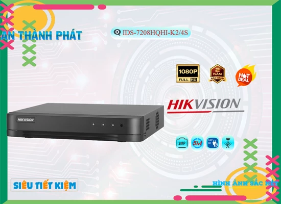 Lắp đặt camera tân phú ❂  IDS-7208HQHI-K2/4S Hikvision