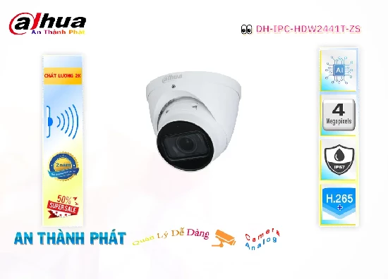 Lắp đặt camera tân phú Camera DH-IPC-HFW2441TP-ZS Dahua