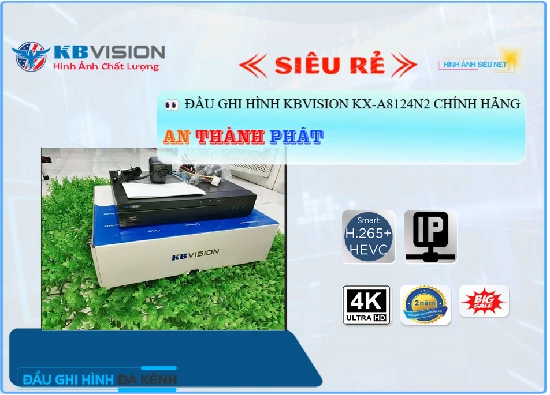 Lắp đặt camera tân phú Đầu Thu KX-A8124N2 KBvision ✅