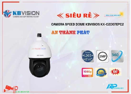 Lắp đặt camera tân phú KBvision KX-C2007ePC2 Siêu rẻ