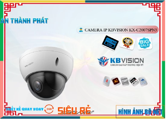 Lắp đặt camera tân phú Camera KBvision Với giá cạnh tranh KX-C2007sPN3