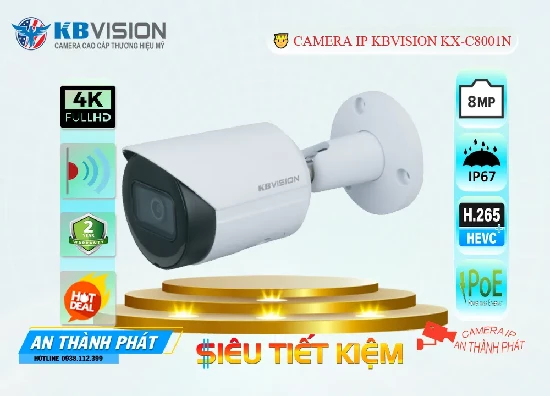 Lắp đặt camera tân phú Camera KX-C8001N Chức Năng Cao Cấp