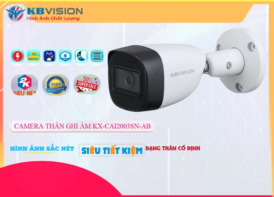Lắp đặt camera tân phú KX-CAi2003SN-AB Camera KBvision Chi phí phù hợp