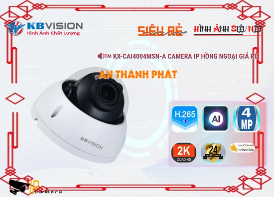 Lắp đặt camera tân phú KX-CAi4004MSN-A KBvision Với giá cạnh tranh