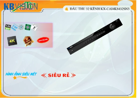 Lắp đặt camera tân phú KX-CAi4K8432SN3 Sắc Nét KBvision