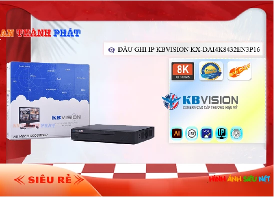 Lắp đặt camera tân phú KBvision KX-DAi4K8432EN3P16 Sắc Nét ✔️