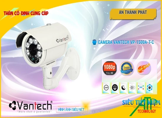 Lắp đặt camera tân phú VanTech VP-1500A|T|C Sắc Nét