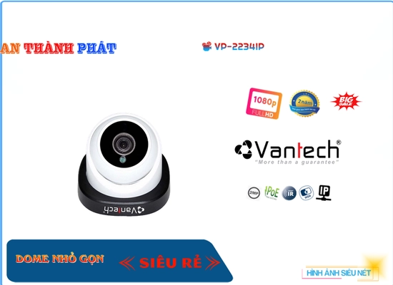Lắp đặt camera tân phú Camera An Ninh VanTech VP-2234IP Chi phí phù hợp ✲ 