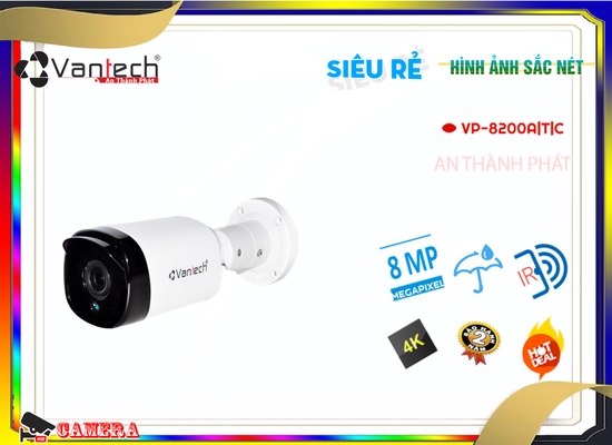 Lắp đặt camera tân phú Camera VP-8200A|T|C VanTech Giá rẻ