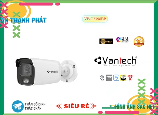 Lắp đặt camera tân phú Camera VanTech Thiết kế Đẹp Công Nghệ POE VP-C2398BP