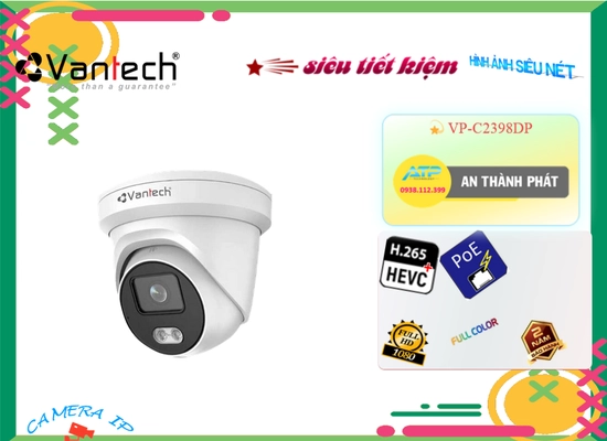 Lắp đặt camera tân phú Camera An Ninh VanTech VP-C2398DP Giá rẻ ✲ 