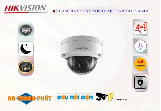 Lắp đặt camera tân phú Hikvision DS-2CD1123G0-IUF Hình Ảnh Đẹp